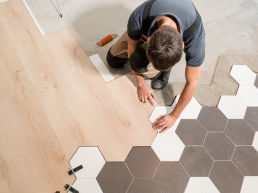 Flooring installation services in Collinsville