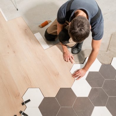 Flooring installation services in Collinsville